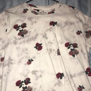 Hollister rose shirt